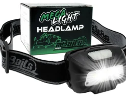Magic Baits Mega Light Head Lamp Kopflampe mit Bewegungssensor USB Akku Sensor LED Stirnlampe Karpfenangeln