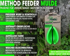 Magic Baits Method Feeder Mould Medium Feedermulde Feederkörbe  Mulde Futterkorb Feederfischen Friedfischangeln
