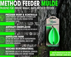 Magic Baits Method Feeder Mould Large Feedermulde Feederkörbe  Mulde Futterkorb Feederfischen Feeder Körbe