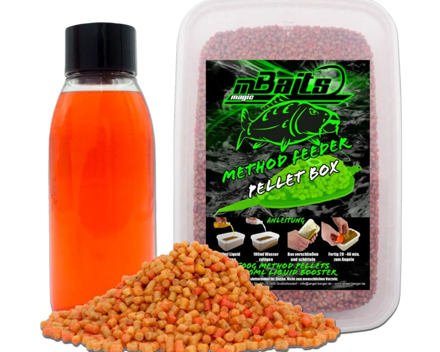 Magic Baits Method Feeder Pellet Box King Pineapple Futtermittel