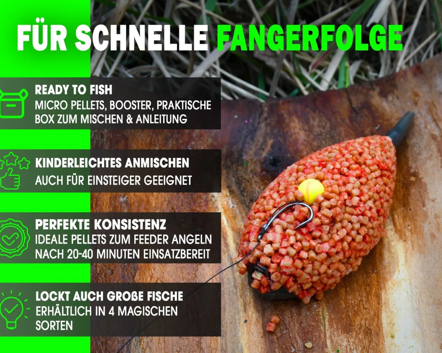 Magic Baits Method Feeder Pellet Box King Pineapple Futtermittel