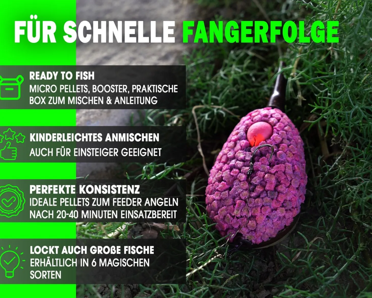 Magic Baits Method Feeder Pellet Box Mulberry Supreme Futtermittel