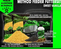Magic Baits Method Feeder Futterset Groundbait Liquid Pellets Futterkorb Futtermittel