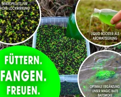 Magic Baits Method Feeder Pellet Box Natural Squid & Liver Futtermittel