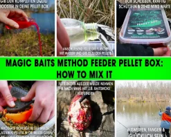 Magic Baits Method Feeder Pellet Box Angelfutter Groundbait Futtermittel