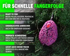 Magic Baits Method Feeder Pellet Box Angelfutter Groundbait Futtermittel