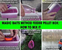 Magic Baits Method Feeder Pellet Box Angelfutter Groundbait Futtermittel