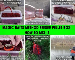Magic Baits Method Feeder Pellet Box Angelfutter Groundbait Futtermittel