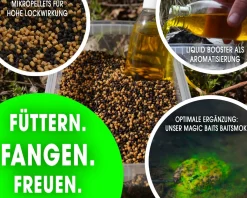 Magic Baits Method Feeder Pellet Box Angelfutter Groundbait Futtermittel