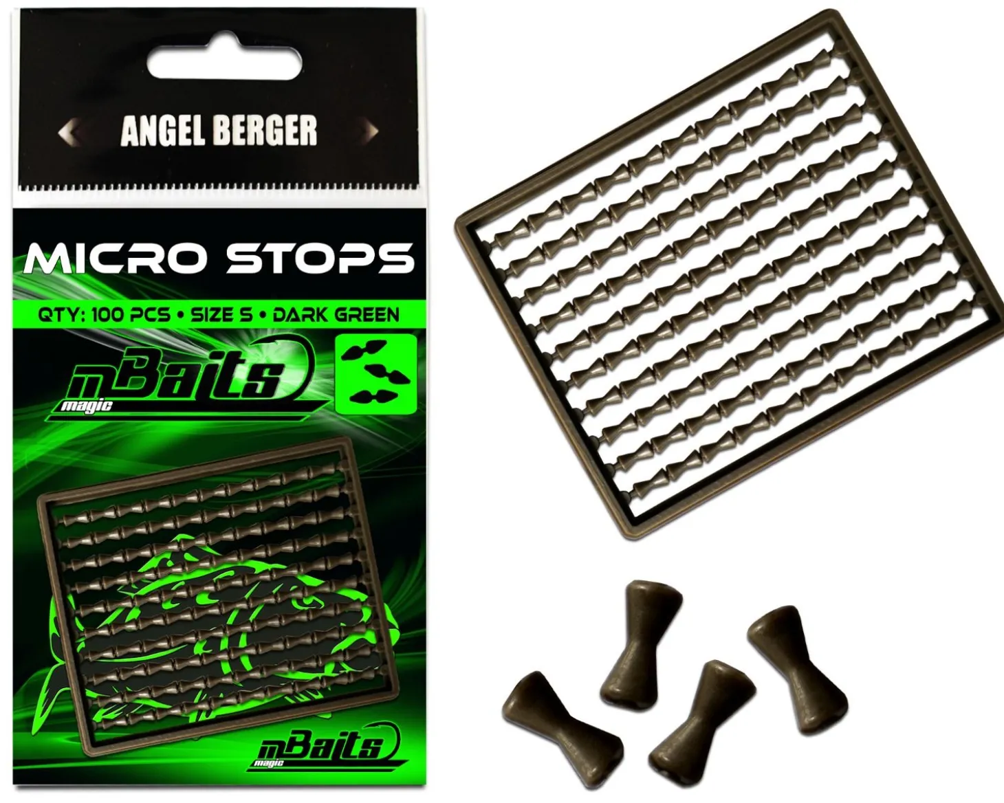 Magic Baits Micro Stops Boilie Stops Boiliestopper Hair Rig Bait Stops Carp Tackle Angelzubehör Karpfenangeln Karpfen Kleinteile