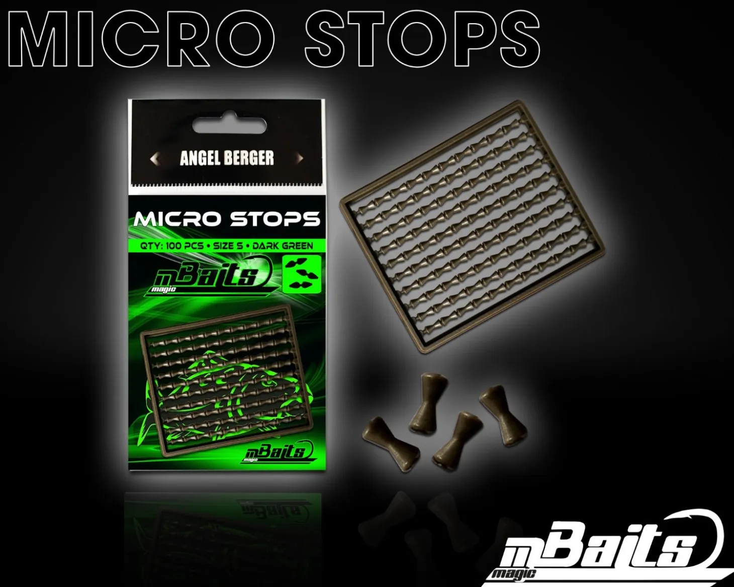 Magic Baits Micro Stops Boilie Stops Boiliestopper Hair Rig Bait Stops Carp Tackle Angelzubehör Karpfenangeln Karpfen Kleinteile