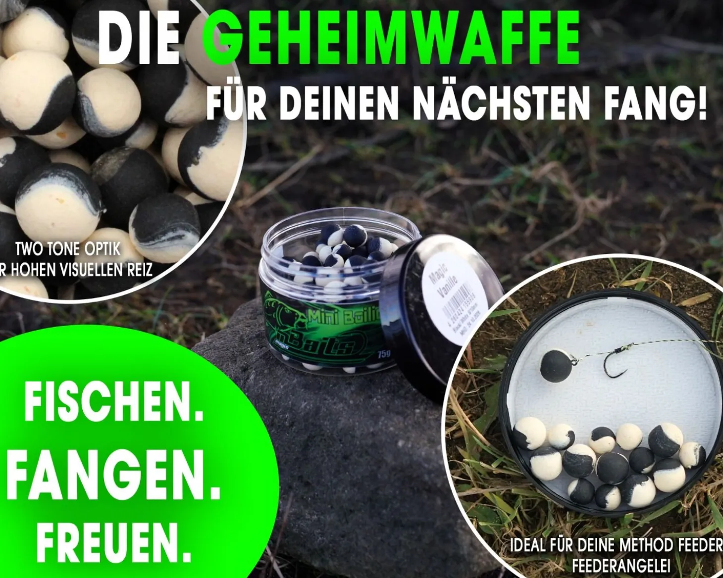 Magic Baits Mini Boilies Vanille Futtermittel