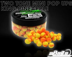 Magic Baits Mini Two Tone Pop Ups Method Feeder Boilies Premium Range -King Pineapple Futtermittel