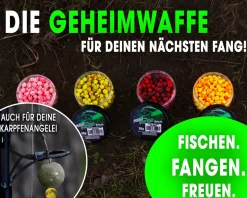 Magic Baits Mini Two Tone Pop Ups Method Feeder Boilies Premium Range -Captain Banana Futtermittel