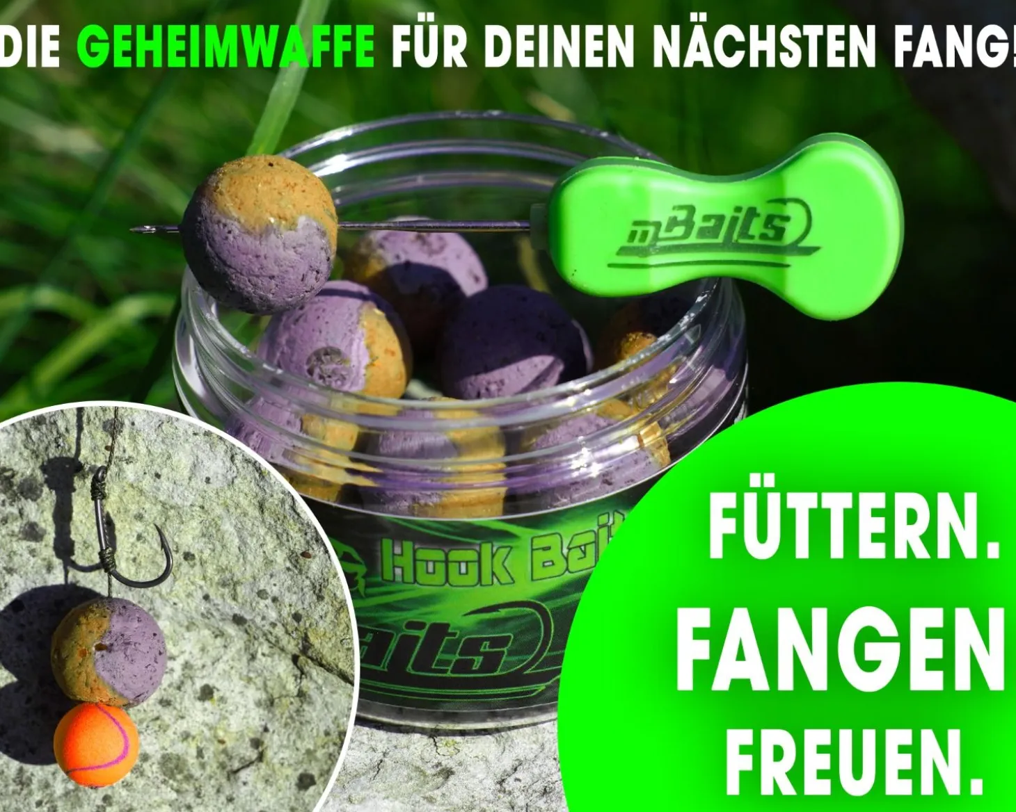 Magic Baits Mulberry Supreme Hook Baits Two Tone Boilies Premium Range Futtermittel