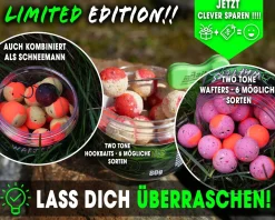 Magic Baits Mystery Edition Hookbaits Wafters Überraschungs Bait Bundle Surprise Köderset Carp Boilies Hook Bait Wafter Vorteilspack Karpfenangeln Sparbundle Karpfenfischen  Futtermittel