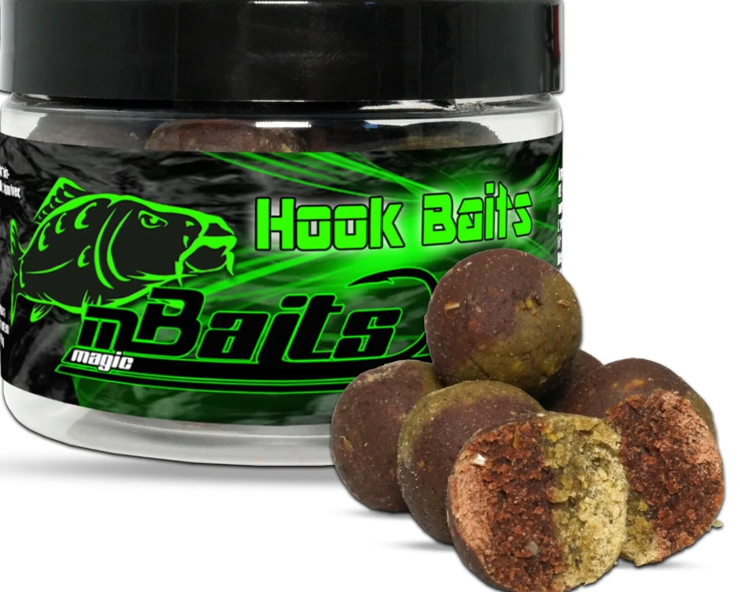 Magic Baits Natural Squid & Liver Hook Baits Two Tone Boilies Premium Range Futtermittel