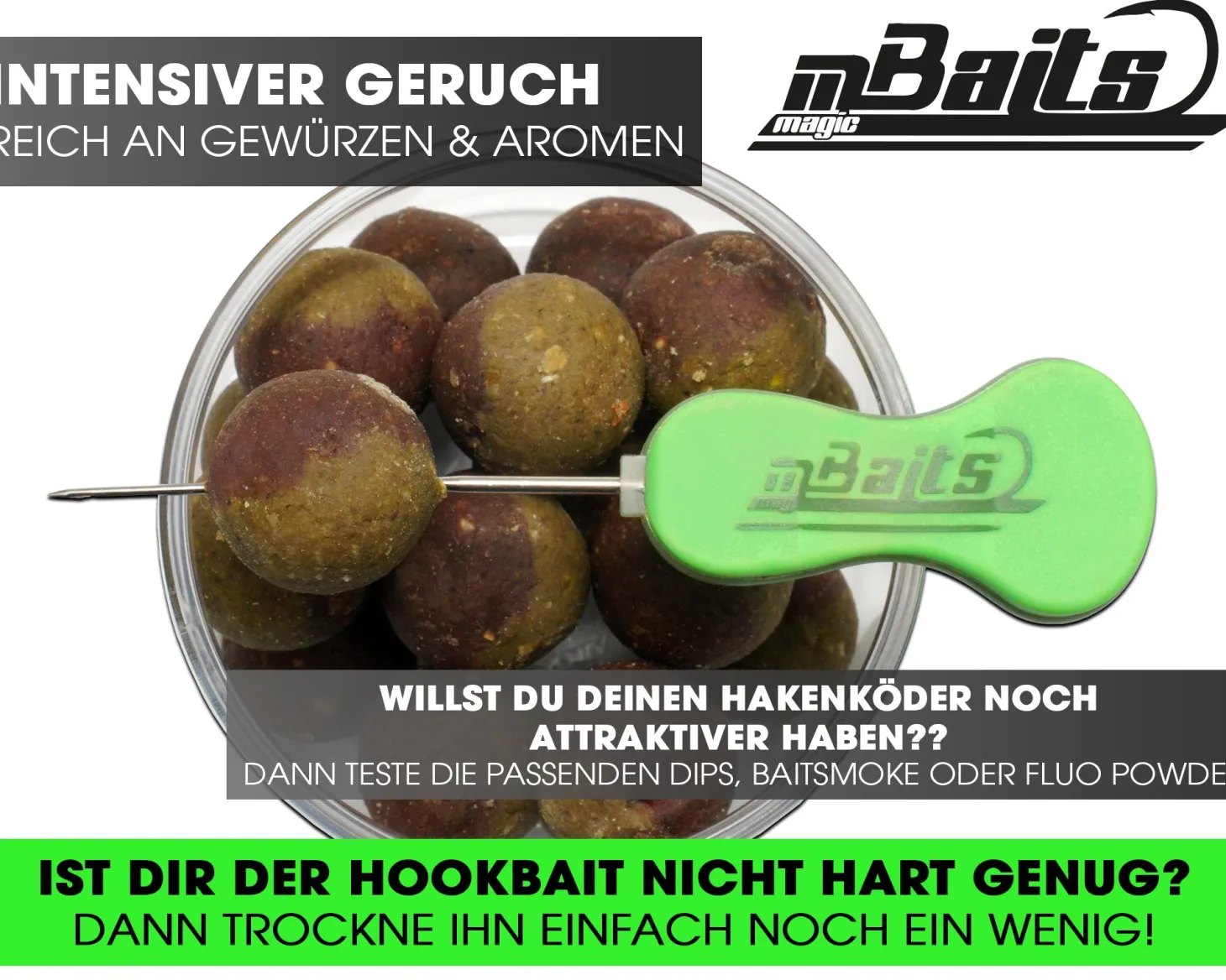 Magic Baits Natural Squid & Liver Hook Baits Two Tone Boilies Premium Range Futtermittel