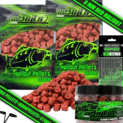 Magic Baits Pellet Set im Eimer Red Halibut Fisch Pellet  Futtermittel