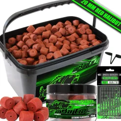 Magic Baits Pellet Set im Eimer Red Halibut Fisch Pellet  Futtermittel