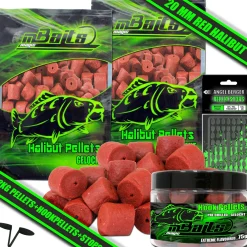 Magic Baits Pellet Set im Eimer Red Halibut Fisch Pellet  Futtermittel