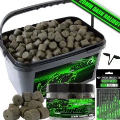 Magic Baits Pellet Set im Eimer Dark Halibut Fisch Pellet  Futtermittel