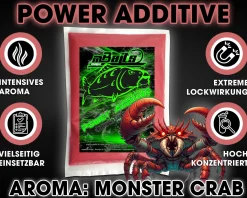 Magic Baits Power Additive 250g Lockstoff Futterzusatz Additiv Booster Angelfutter Futtermittel Angeln-Monster Crab Futtermittel