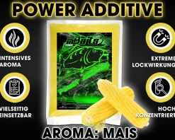 Magic Baits Power Additive 250g Lockstoff Futterzusatz Additiv Booster Angelfutter Futtermittel Angeln-Sweetcorn Futtermittel