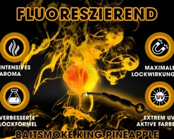 Magic Baits Power Smoke Baitsmoke King Pineapple Bait Smoke Lockstoff Booster Liquid Boilie Dip Lockstoffe / Flüssiglockstoffe