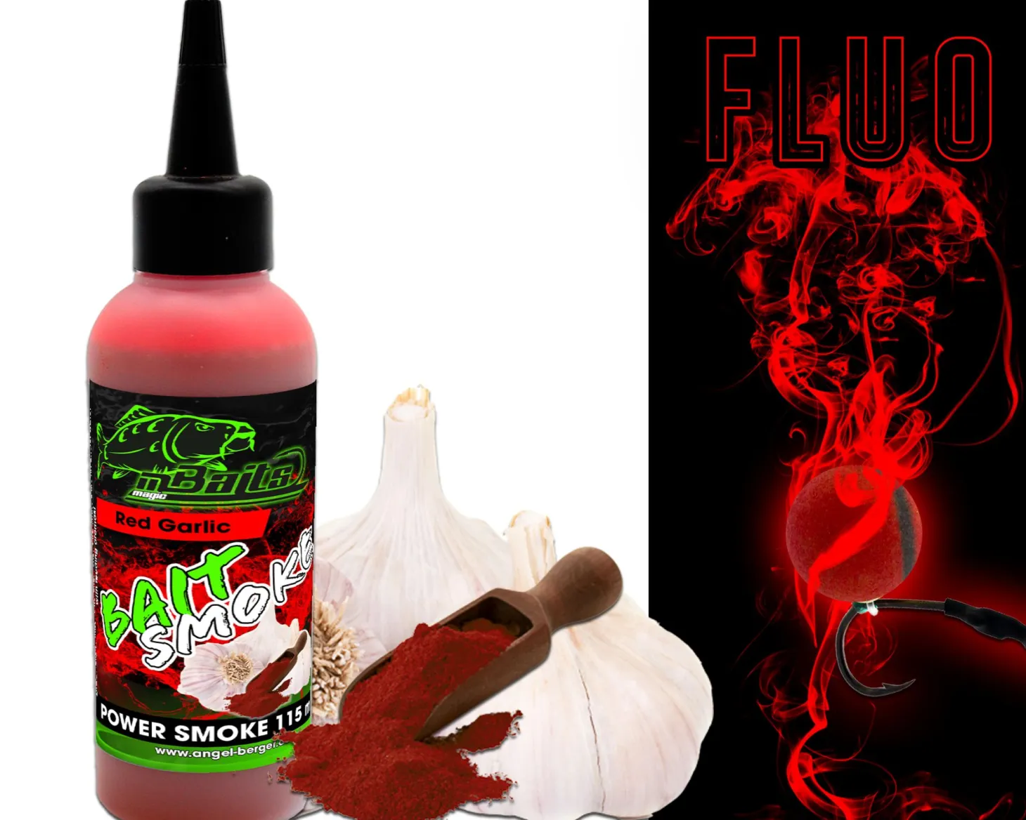 Magic Baits Power Smoke Red Garlic Baitsmoke Bait Smoke Lockstoff Booster Liquid Boilie Dip Lockstoffe / Flüssiglockstoffe