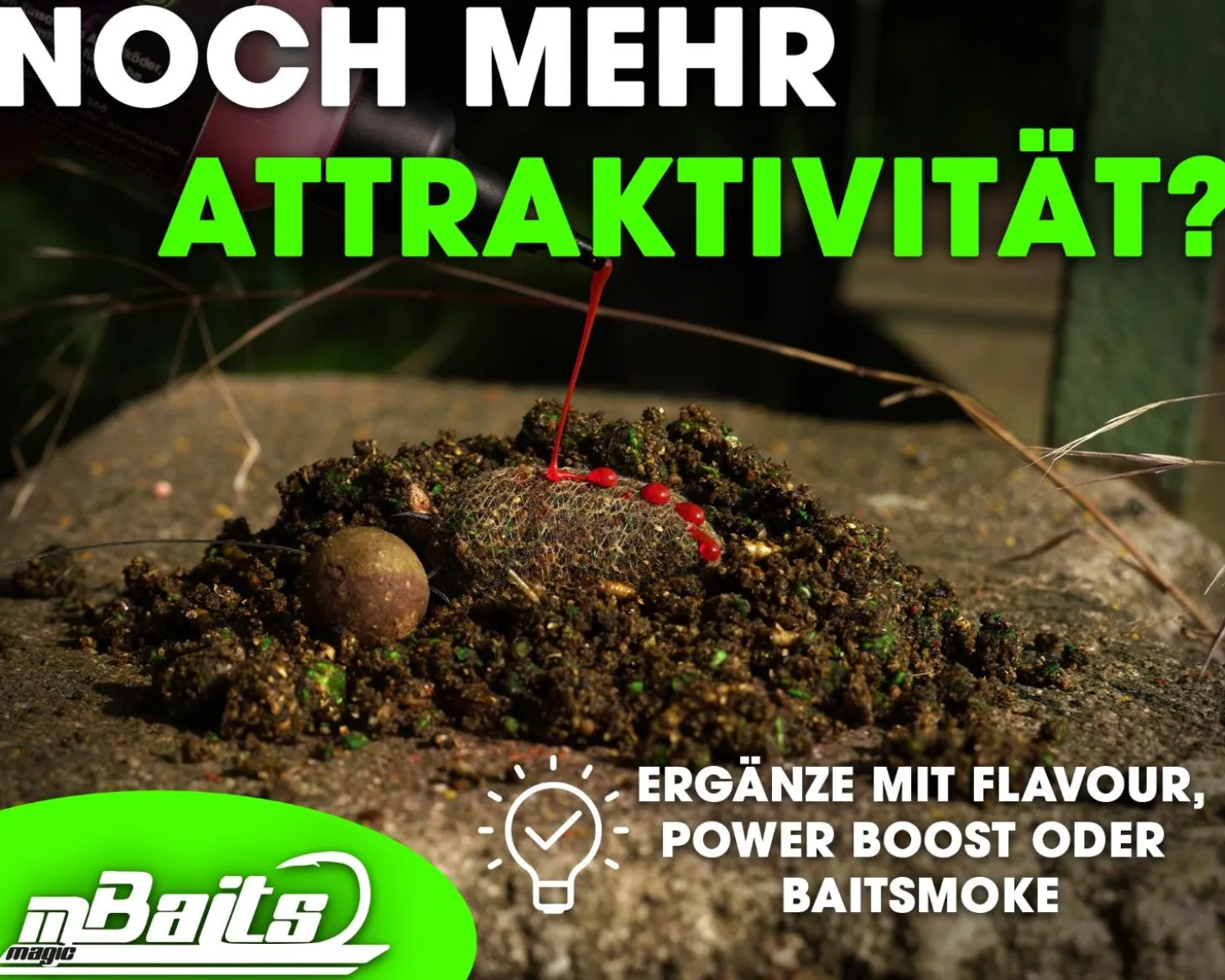 Magic Baits Premium Stick Mix Natural Squid & Liver 800g Active Groundmix Futtermittel