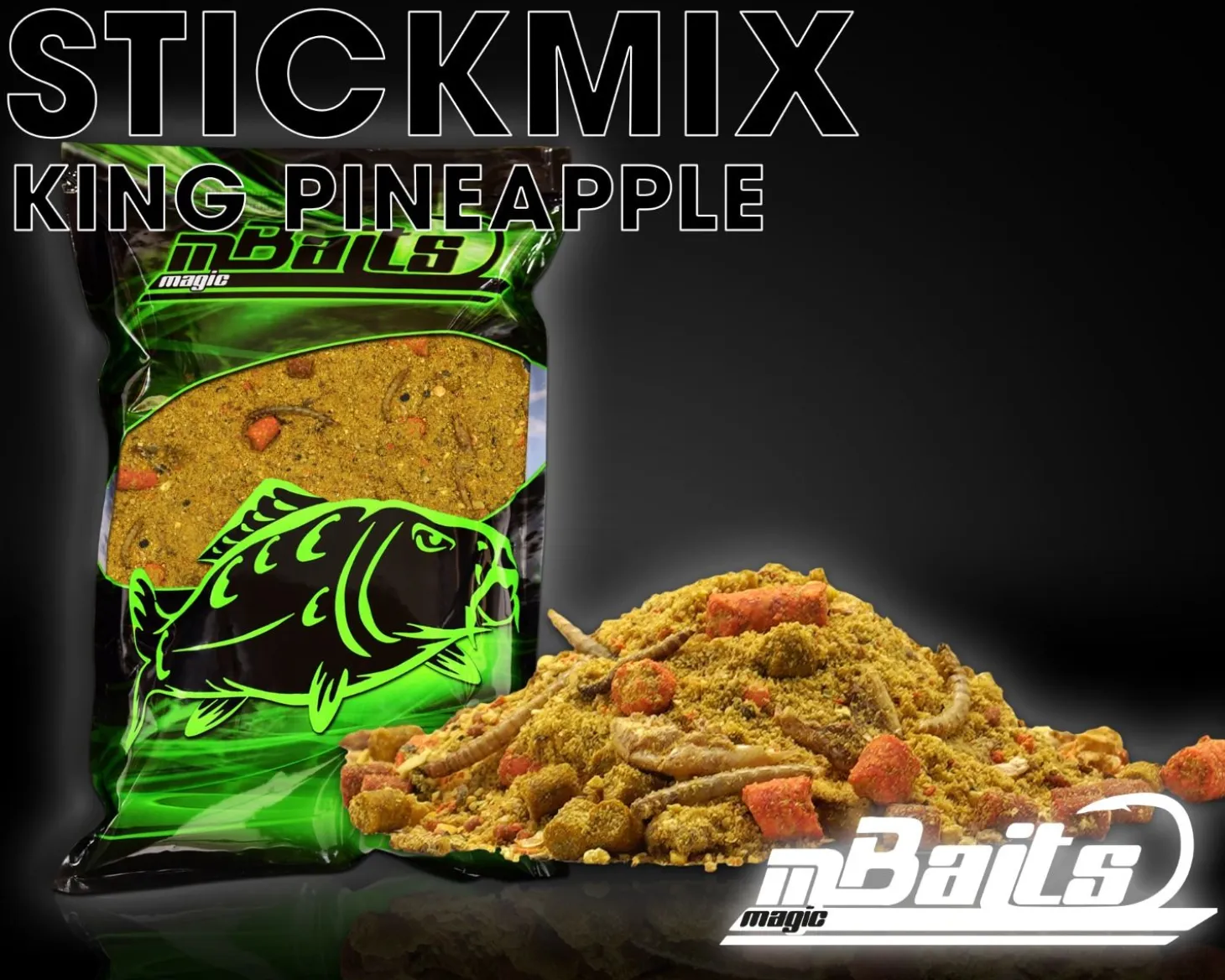 Magic Baits Premium Stick Mix King Pineapple 800g Active Groundmix Futtermittel