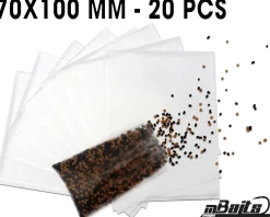 Magic Baits PVA Bags 70x100mm PVA Beutel  PVA Tüten PVA Mesh PVA Netz Wasserlösliche Bags Zielfische