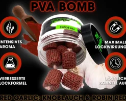 Magic Baits PVA Bombs PVA Sticks Ready PVA Bomb Karpfen Angeln Futter Boilies Futtermittel