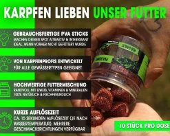 Magic Baits PVA Bombs PVA Sticks Ready PVA Bomb Karpfen Angeln Futter Boilies Futtermittel