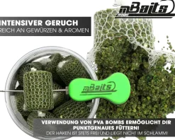 Magic Baits PVA Bombs PVA Sticks Ready PVA Bomb Karpfen Angeln Futter Boilies Futtermittel