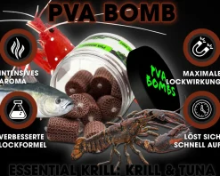 Magic Baits PVA Bombs PVA Sticks Ready PVA Bomb Karpfen Angeln Futter Boilies Futtermittel