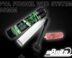 Magic Baits PVA Mesh 35 mm Funnel Web System wasserlösliches Netzmaterial zum Karpfenangeln Karpfen PVA