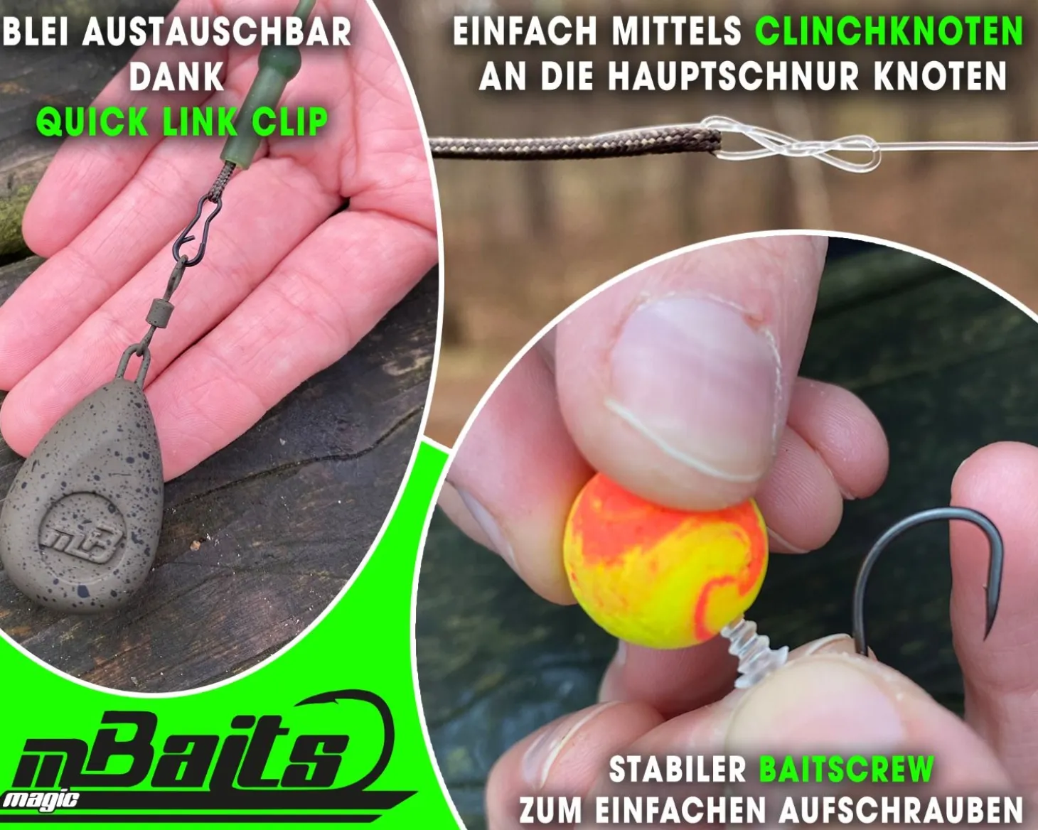 Magic Baits Ready to Fish Complete Chod Rig Karpfenmontage Zielfische
