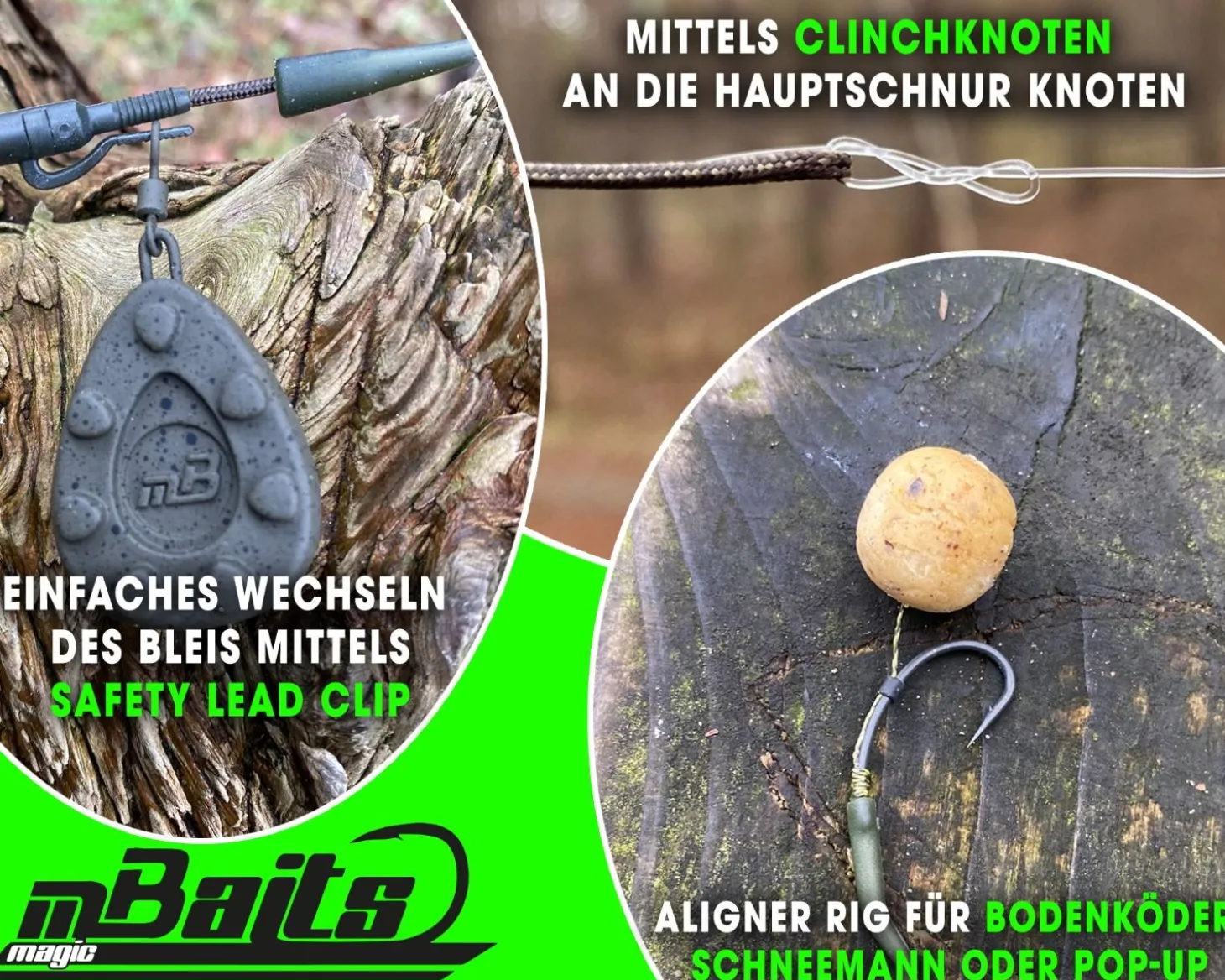 Magic Baits Ready2Fish Complete Safety Rig Karpfenmontage Carptackle Zielfische