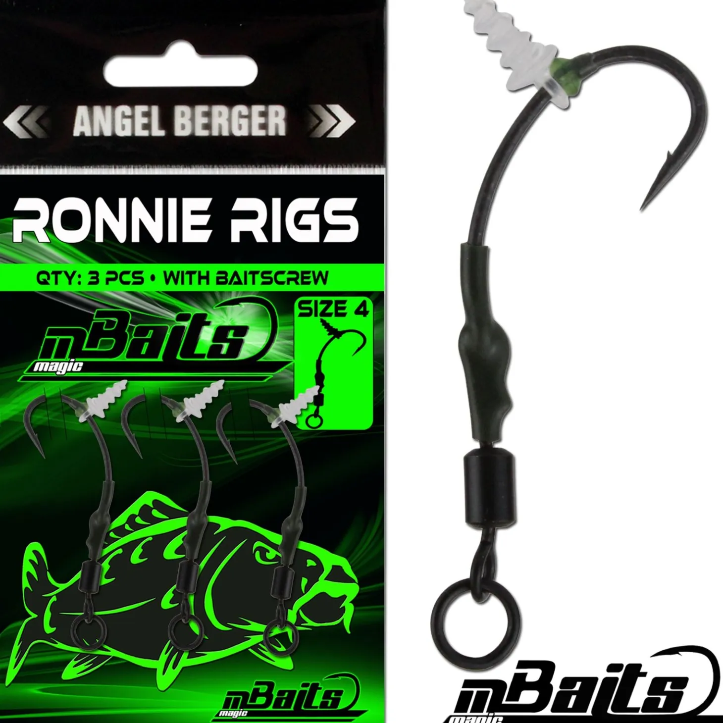 Magic Baits Ronnie Rigs Pop Up Rig Boilierig 3 Stück Größe 4 Zielfische