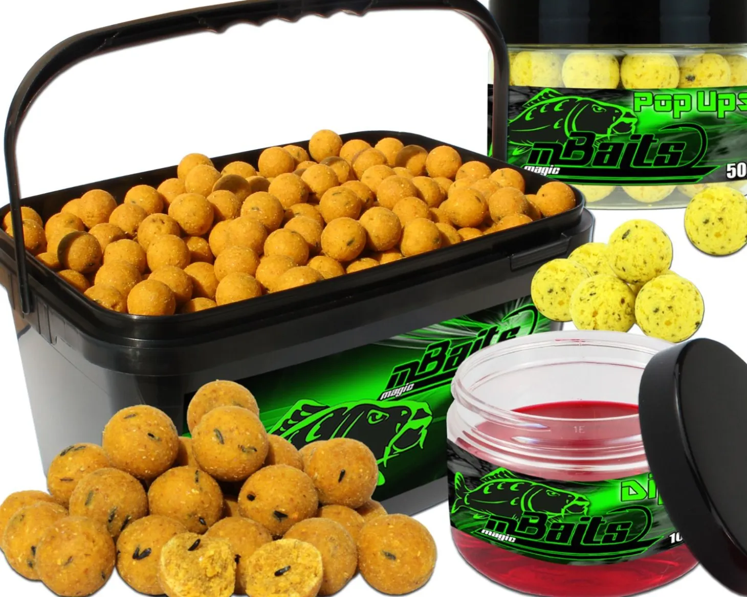 Magic Baits Session Set Boilies Pop Ups Dip Futtermittel
