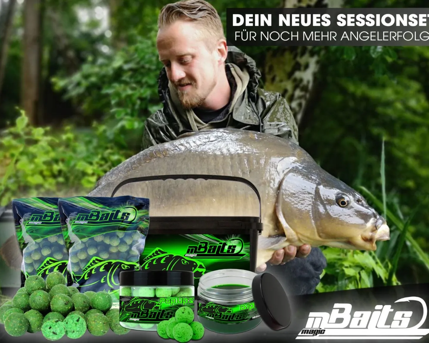 Magic Baits Session Set Boilies Pop Ups Dip Futtermittel