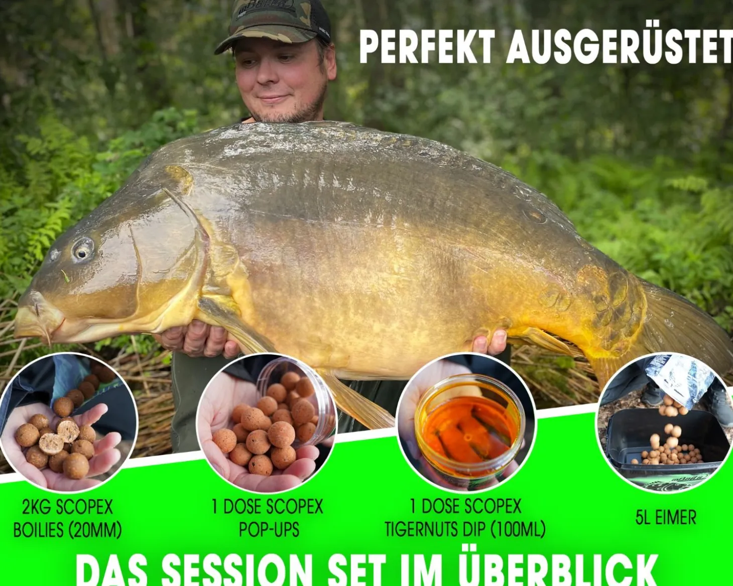 Magic Baits Session Set Boilies Pop Ups Dip Futtermittel