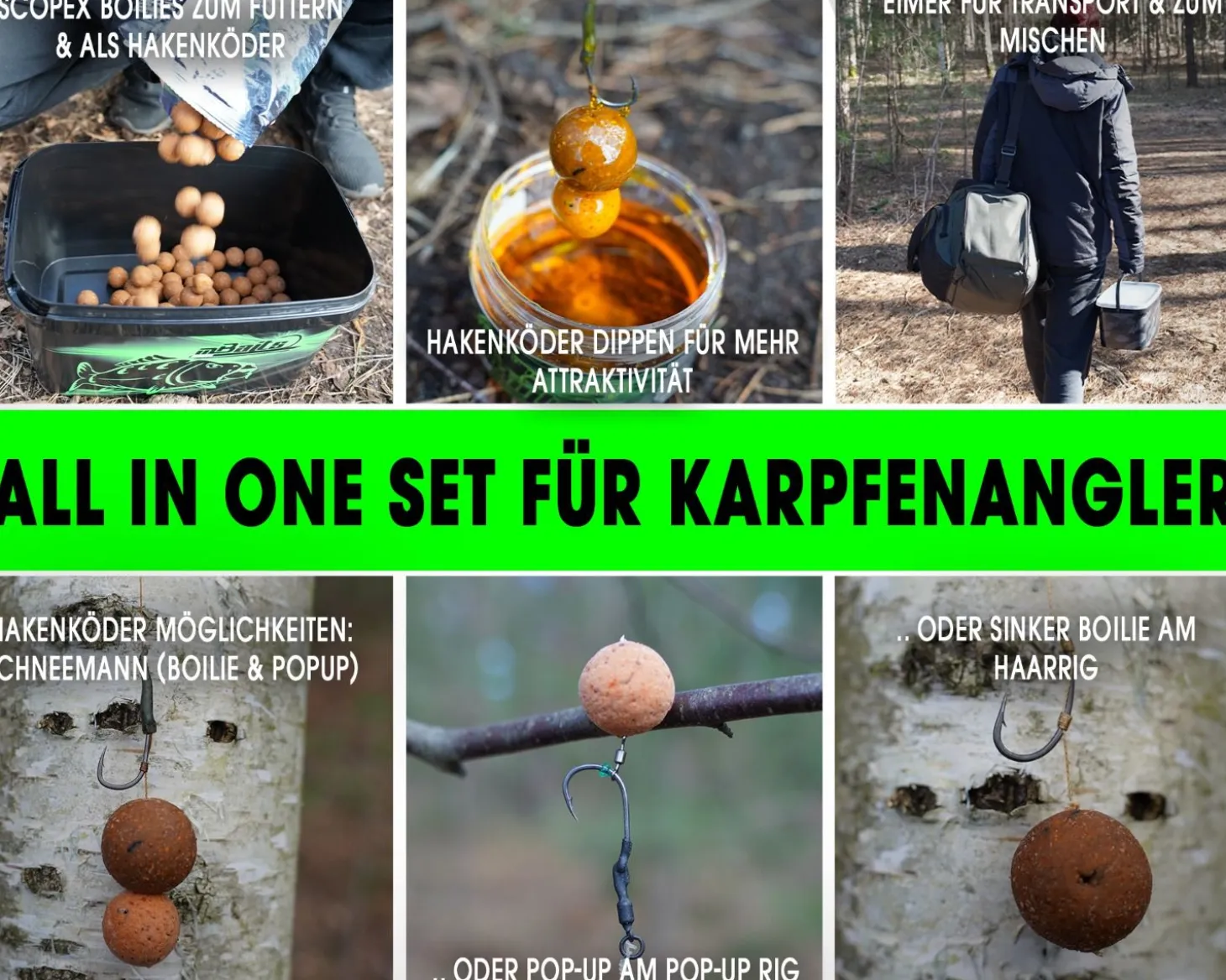 Magic Baits Session Set Boilies Pop Ups Dip Futtermittel