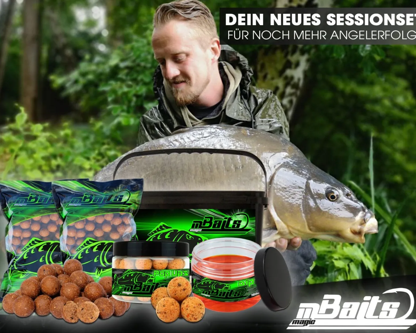Magic Baits Session Set Boilies Pop Ups Dip Futtermittel