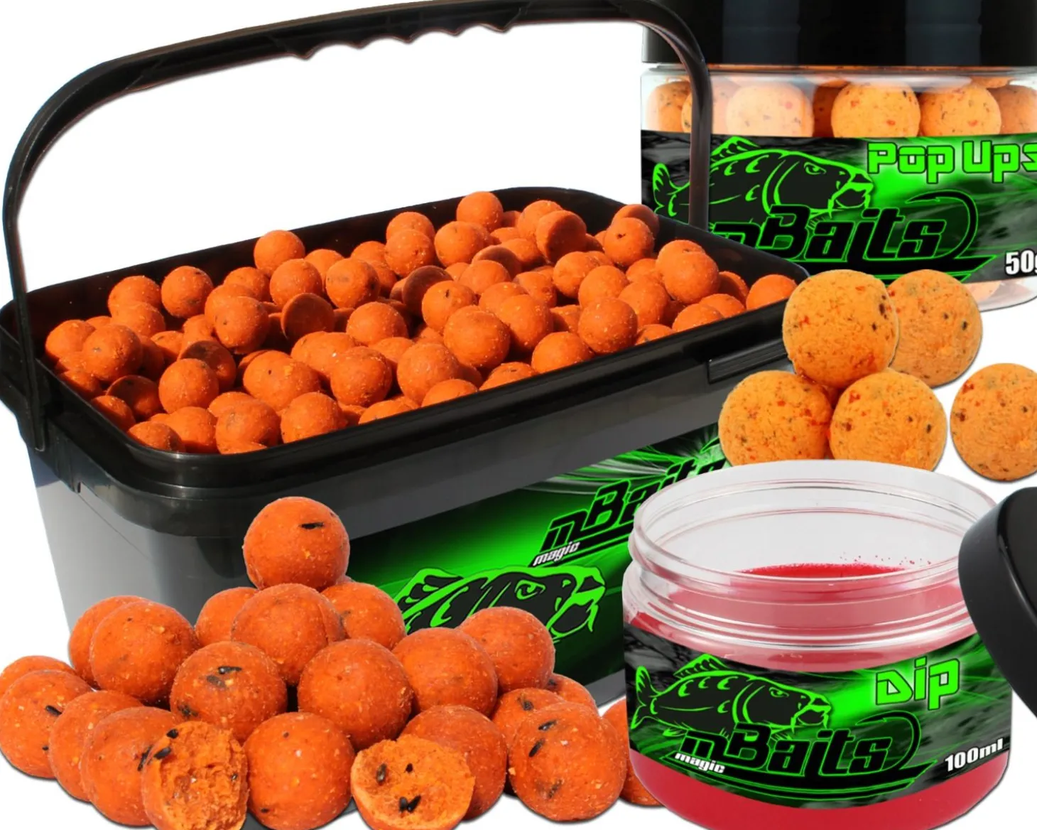 Magic Baits Session Set Boilies Pop Ups Dip Futtermittel