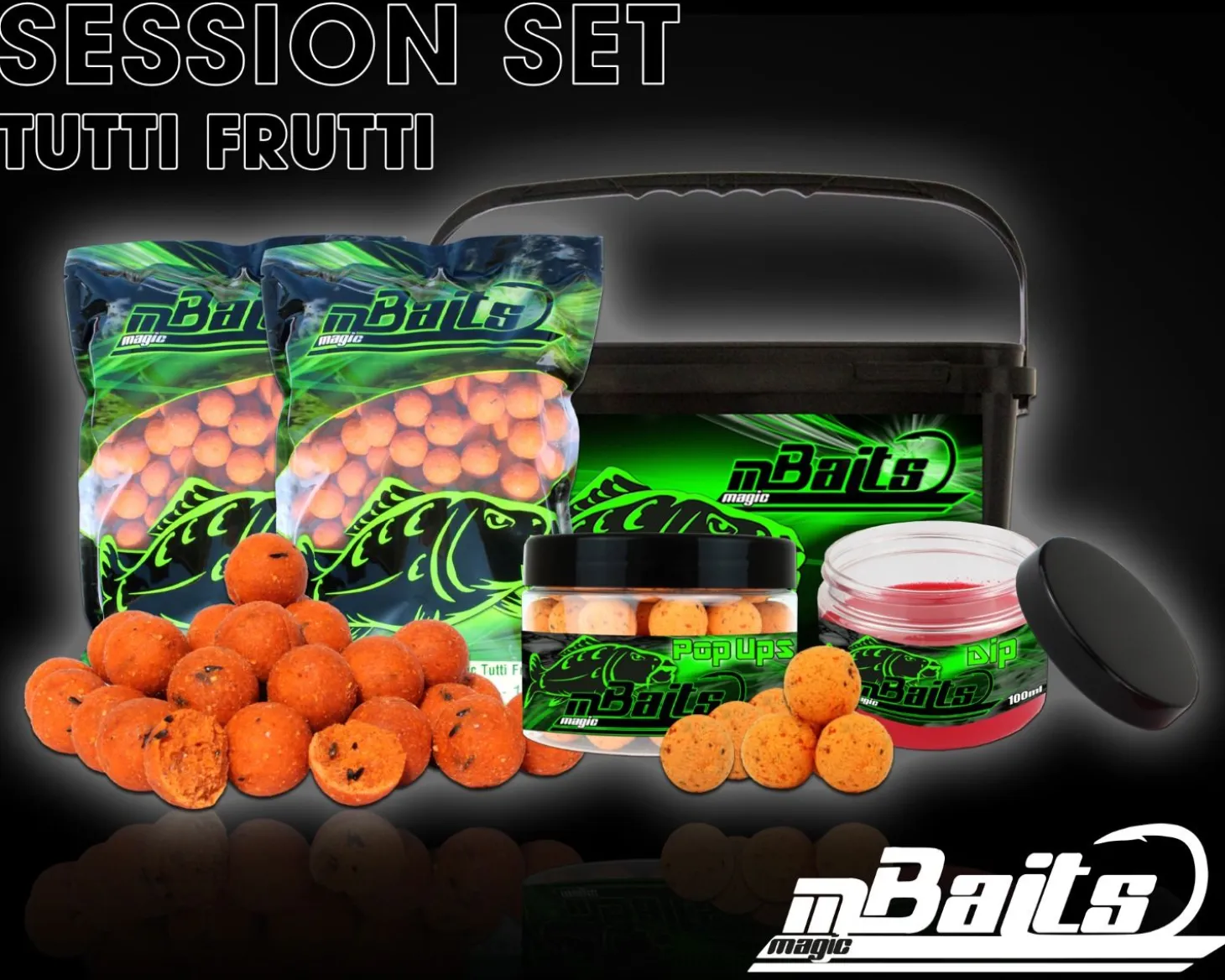Magic Baits Session Set Boilies Pop Ups Dip Futtermittel