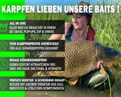 Magic Baits Session Set Boilies Pop Ups Dip Futtermittel