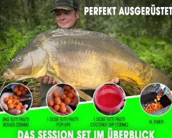 Magic Baits Session Set Boilies Pop Ups Dip Futtermittel